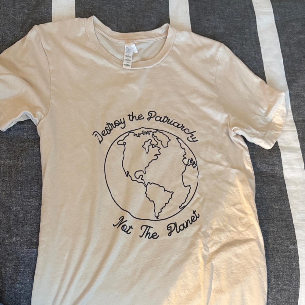 Cream Feminist T-Shirt
